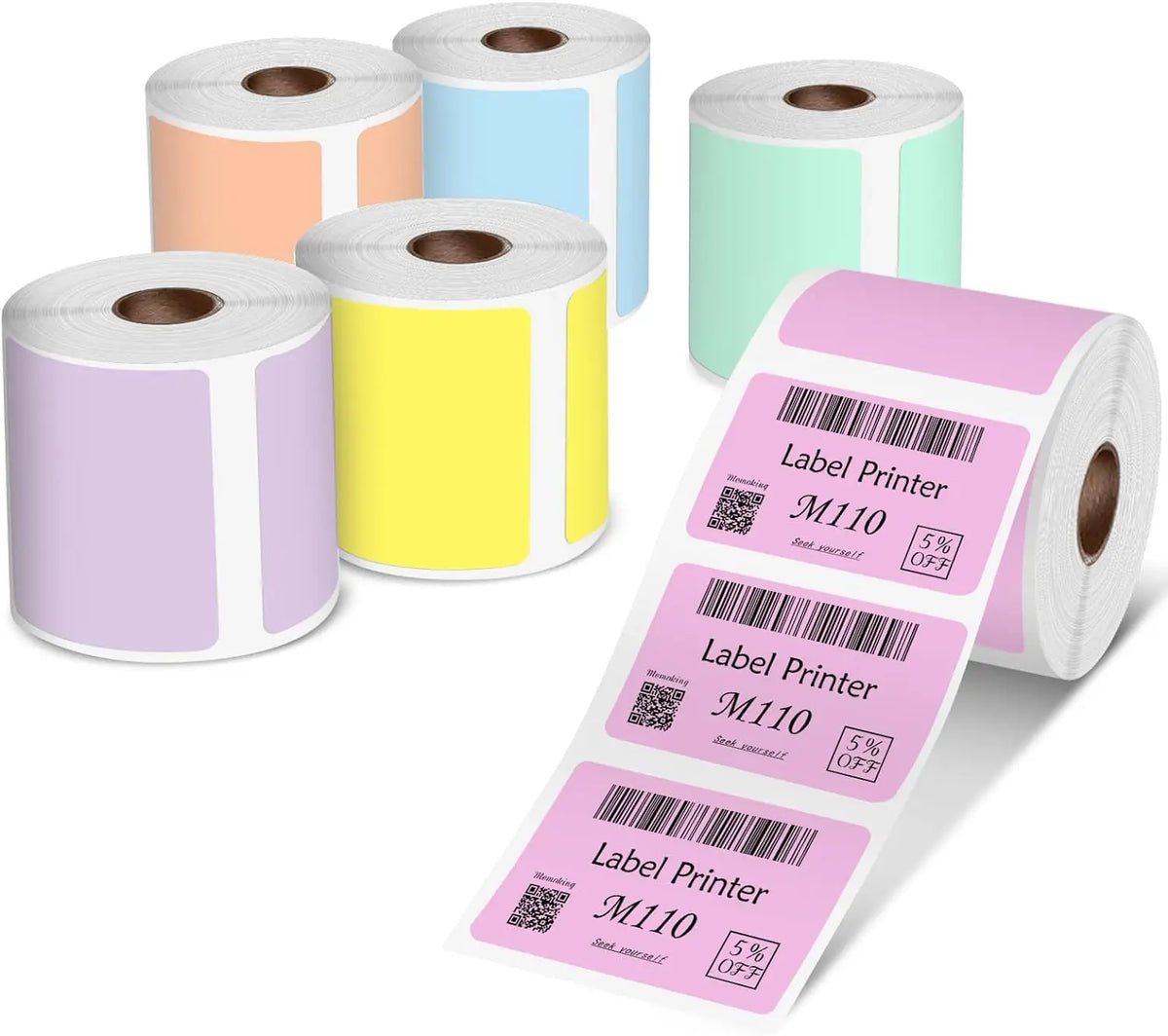 Bekia Thermal Label Paper Rolls for M110 M200 M220 Printer Thermal Label Roll Nixie