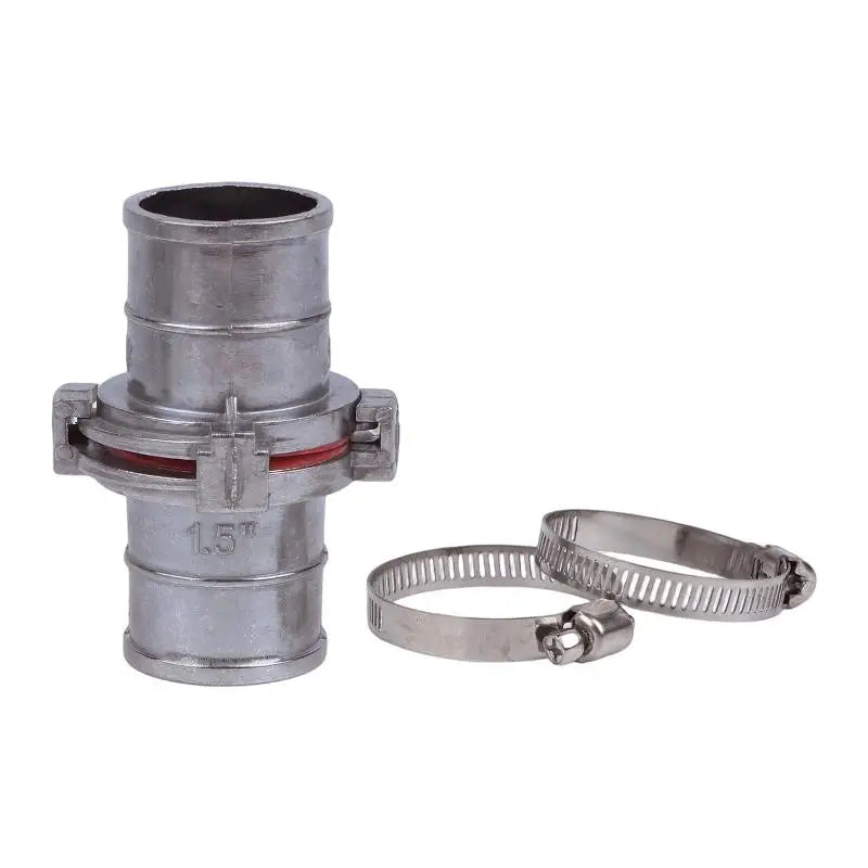 Aluminum Snap Coupling Hose Connector with Clamps | 1"–2" Hose Snap Connector Nixie 1.5inch