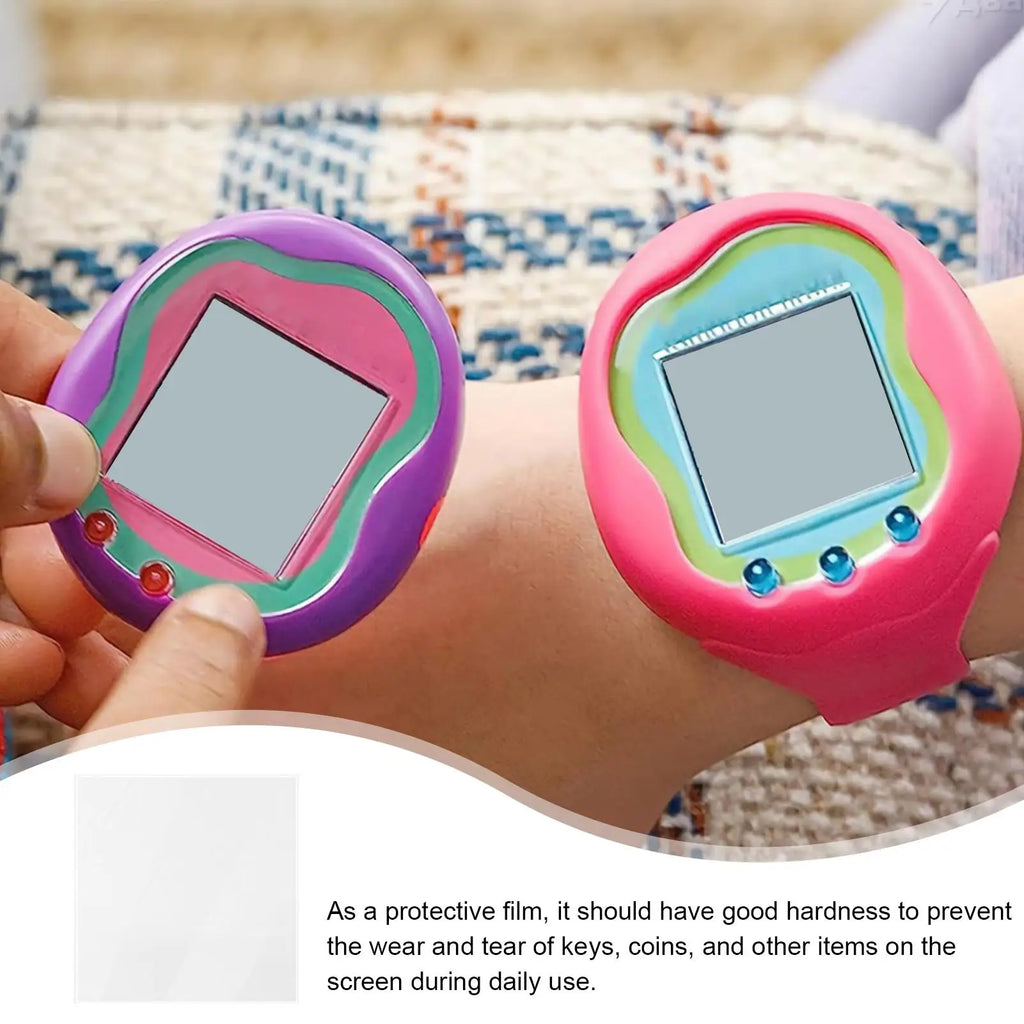 5-Pack HD Screen Protector for Tamagotchi Uni – 26x25mm Screen Protector Film Nixie