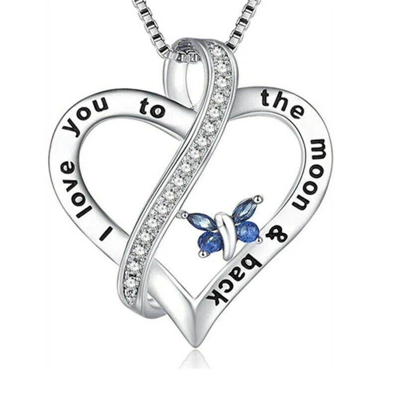 Mother Forever Friend Love Heart Necklace – Mother's Day Gift Pendant Necklace Nixie