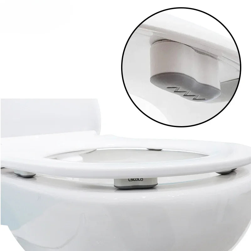 Toilet Seat Cushion Gasket & Foot Pad Bathroom Set Toilet Accessories Set Nixie
