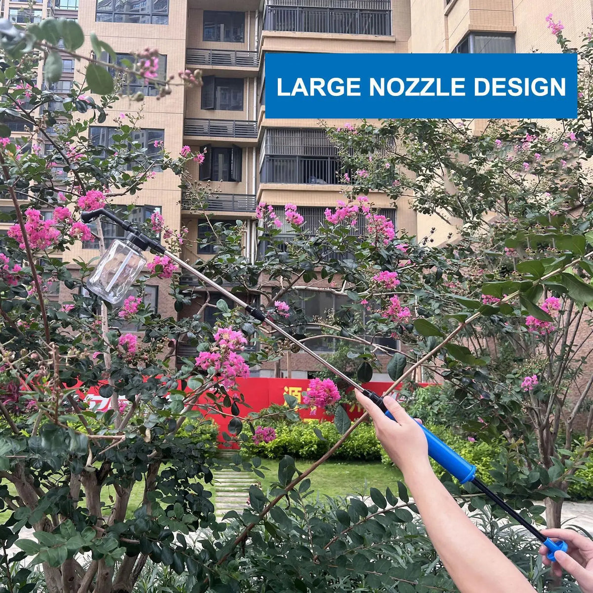 Handheld Powder Duster Applicator & Telescopic Pollinator Tool
