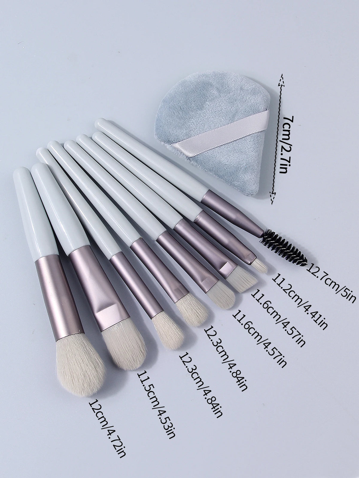 9-Piece Makeup Brush Set – Foundation, Blush & Eyeshadow Makeup Brush Set Nixie Default Title