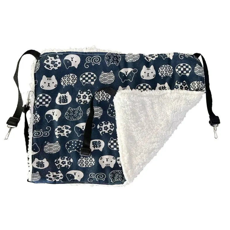 Cat Cage Hammock with Hooks – Hanging Cat Bed All Seasons