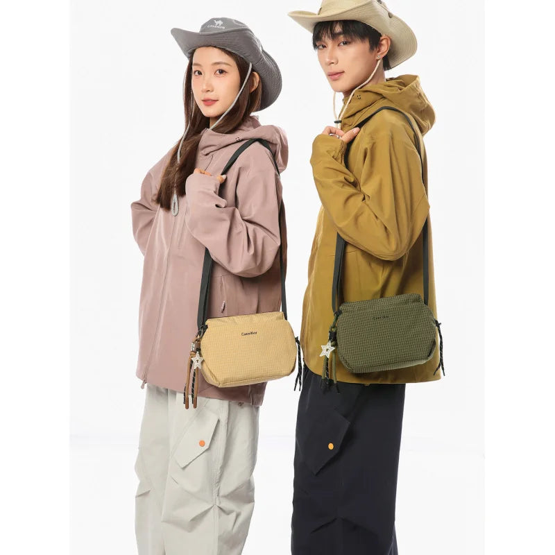 Korean Plaid Canvas Crossbody Bag – Commute & Travel Crossbody Shoulder Bag Nixie