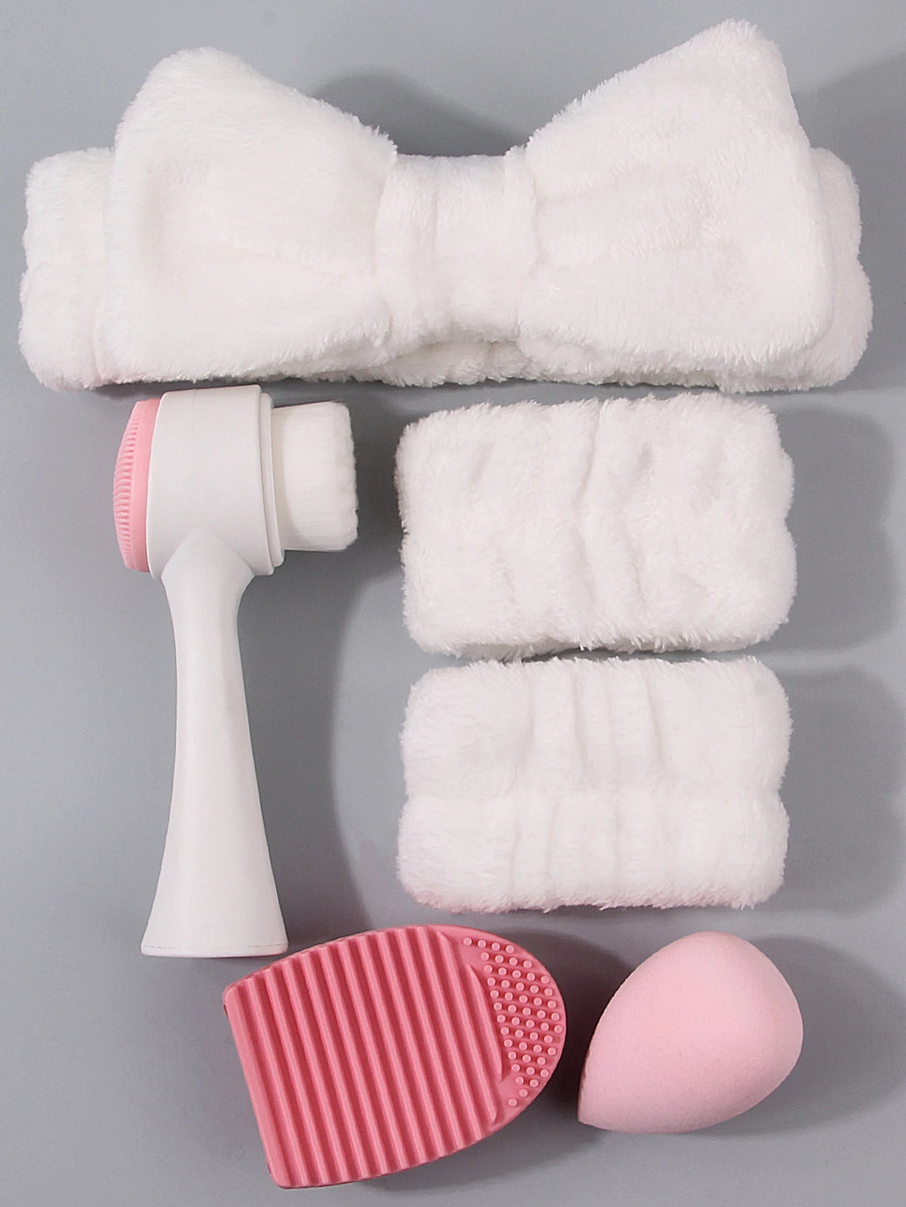 6-Piece Skincare Cleansing Set – Brush, Sponge & Hair Band Skincare Tool Kit Nixie