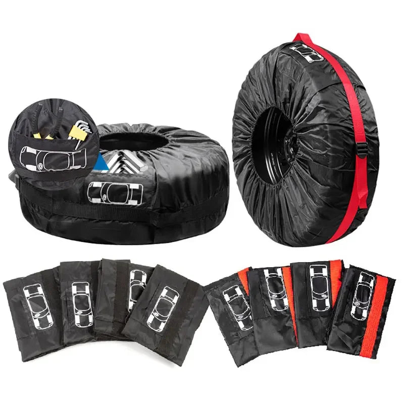 Spare Tire Cover Storage Bag | Polyester Carry Tote 13–23" Spare Tire Bag Nixie