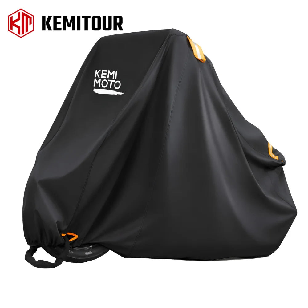 KEMITOUR Universal Motorcycle Cover – Waterproof 96.5" Motorcycle Cover Nixie