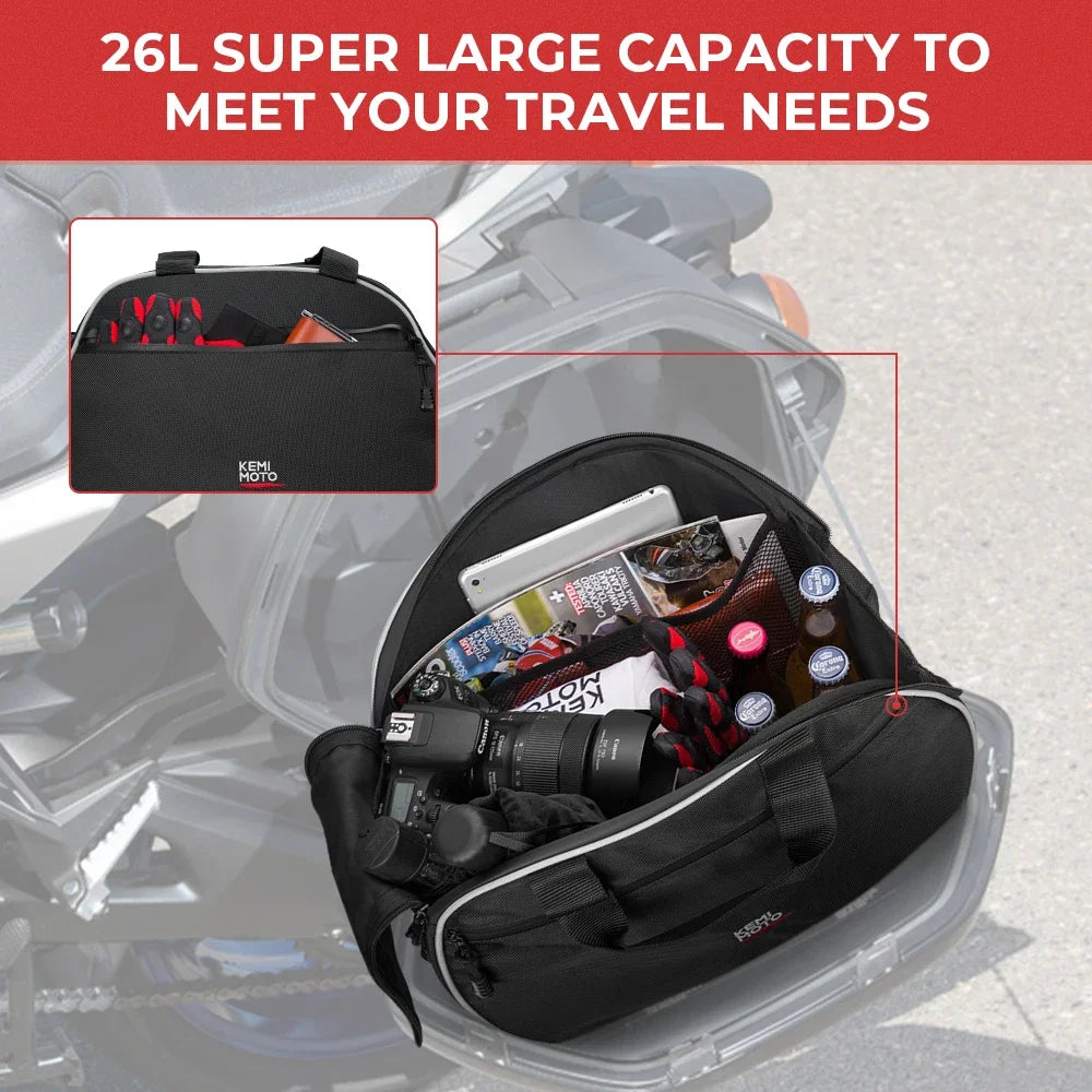 Motorcycle Saddlebag Pannier Liner Bags for Yamaha Tracer 900GT Motorcycle Saddlebags Nixie