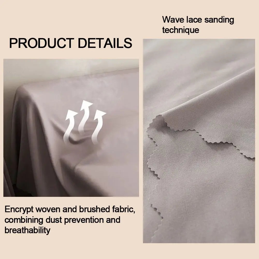 Breathable Furniture Dust Cover – Large Grey Dustproof Cloth