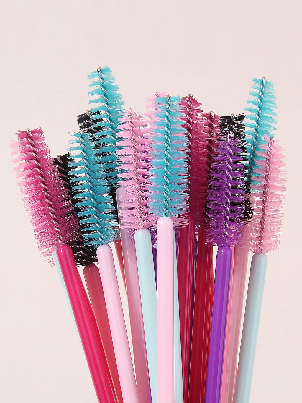 25 Pcs Eyelash Spoolie Brush Set – Mascara Wands & Eyebrow Eyelash Spoolie Set Nixie