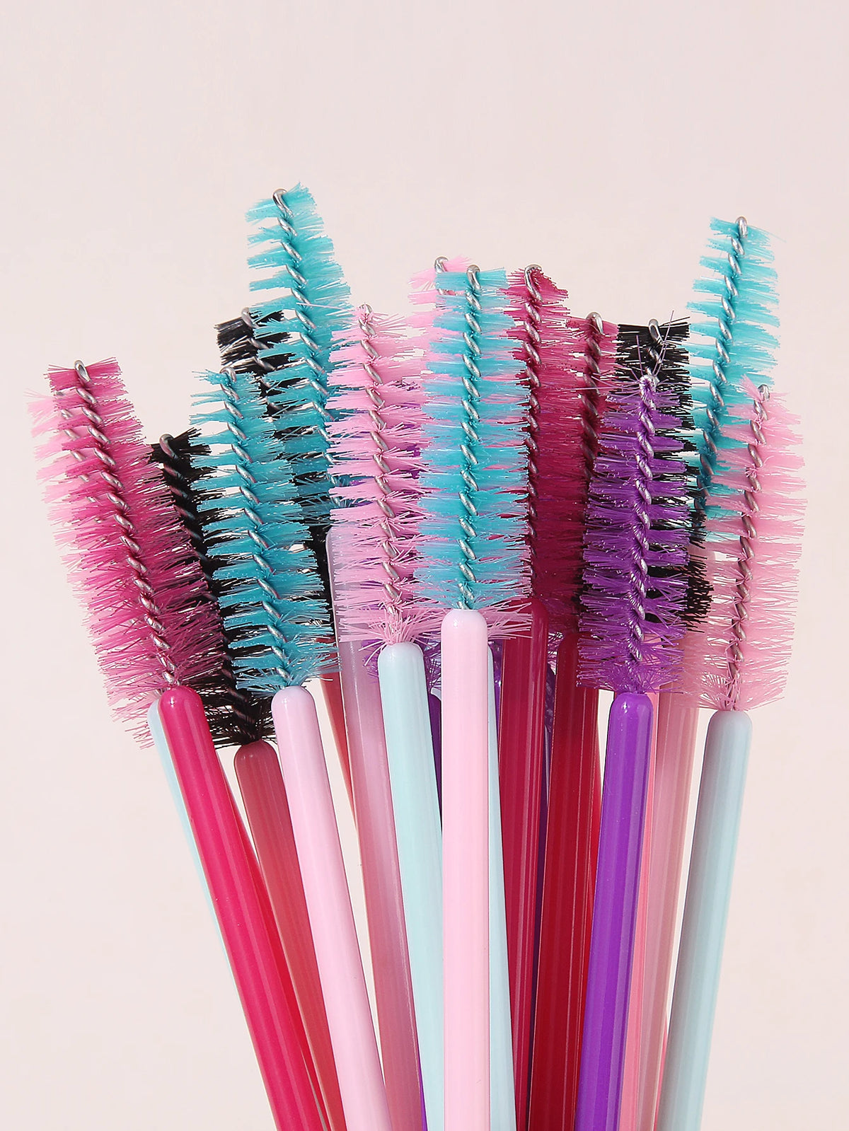 25 Pcs Eyelash Spoolie Brush Set – Mascara Wands & Eyebrow Eyelash Spoolie Set Nixie