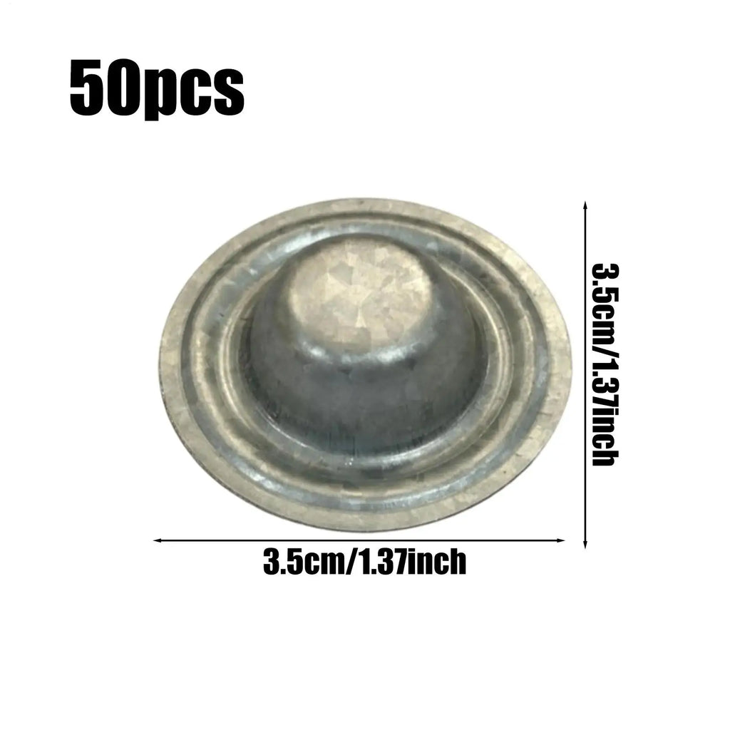 Metal Roof Screw Caps 50 Pcs – Waterproof Aluminum Covers Roof Screw Caps Nixie