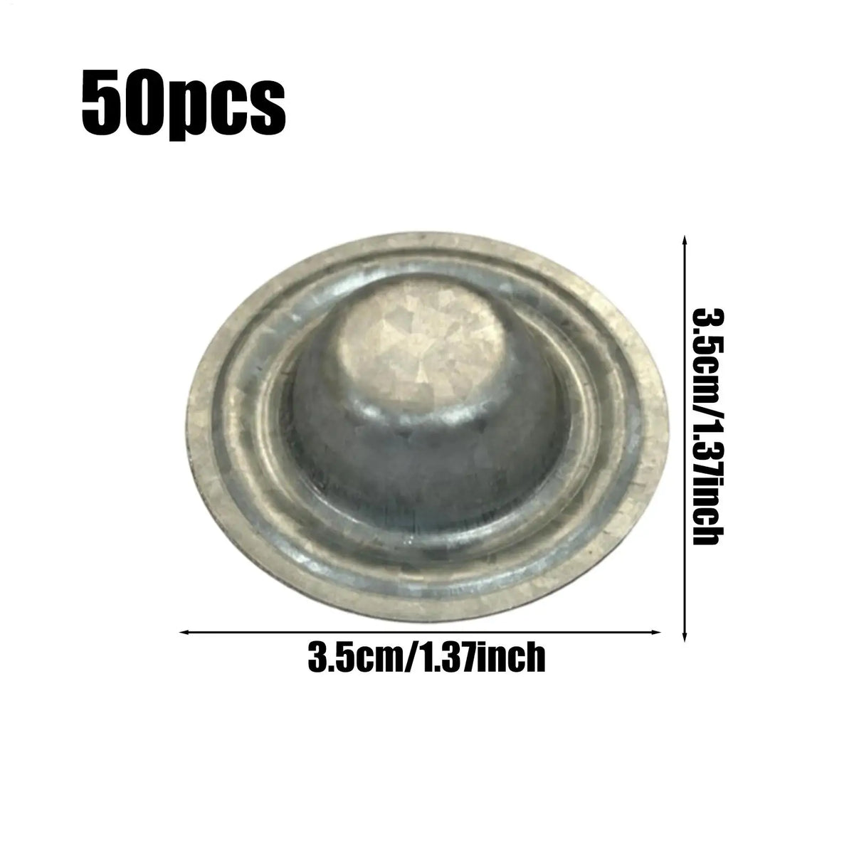 Metal Roof Screw Caps 50 Pcs – Waterproof Aluminum Covers Roof Screw Caps Nixie