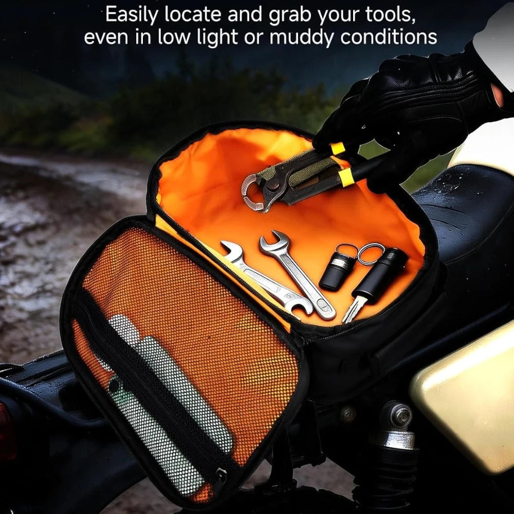 KEMIMOTO 6L Waterproof Motorcycle Fender Tail Bag | Dirt Bike Motorcycle Tail Bag Nixie
