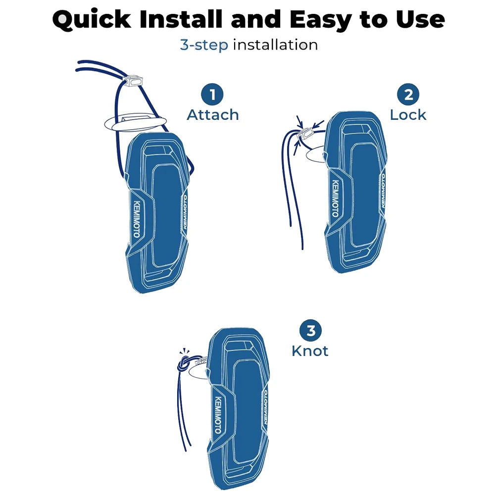 KEMITOUR Boat Fenders for Docking – Universal Marine Bumpers Marine Boat Fenders Nixie