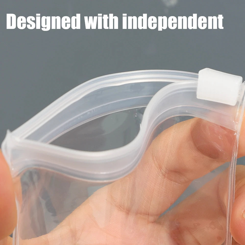 Mini Transparent PVC Storage Bags – Travel Jewelry & Pill Organizer Mini Storage Bags Nixie