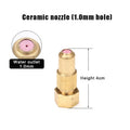 Adjustable Copper Agriculture Irrigation Spray Nozzle 16x41x8mm