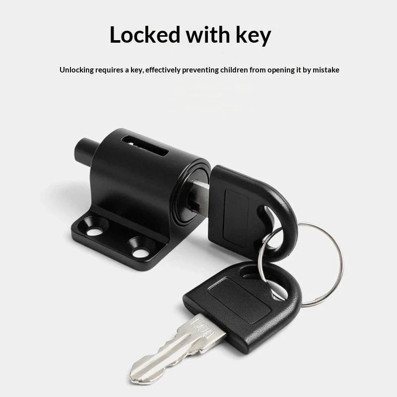 Sliding Door Window Lock Set + 2 Keys – Child Safety Lock