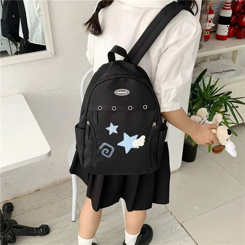 Nixie Star & Cloud Teen Girls Backpack – Waterproof School Bag Teen Girls Backpack Nixie