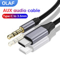USB-C to 3.5mm AUX DAC Audio Cable – 1m & 2m Hi-Fi