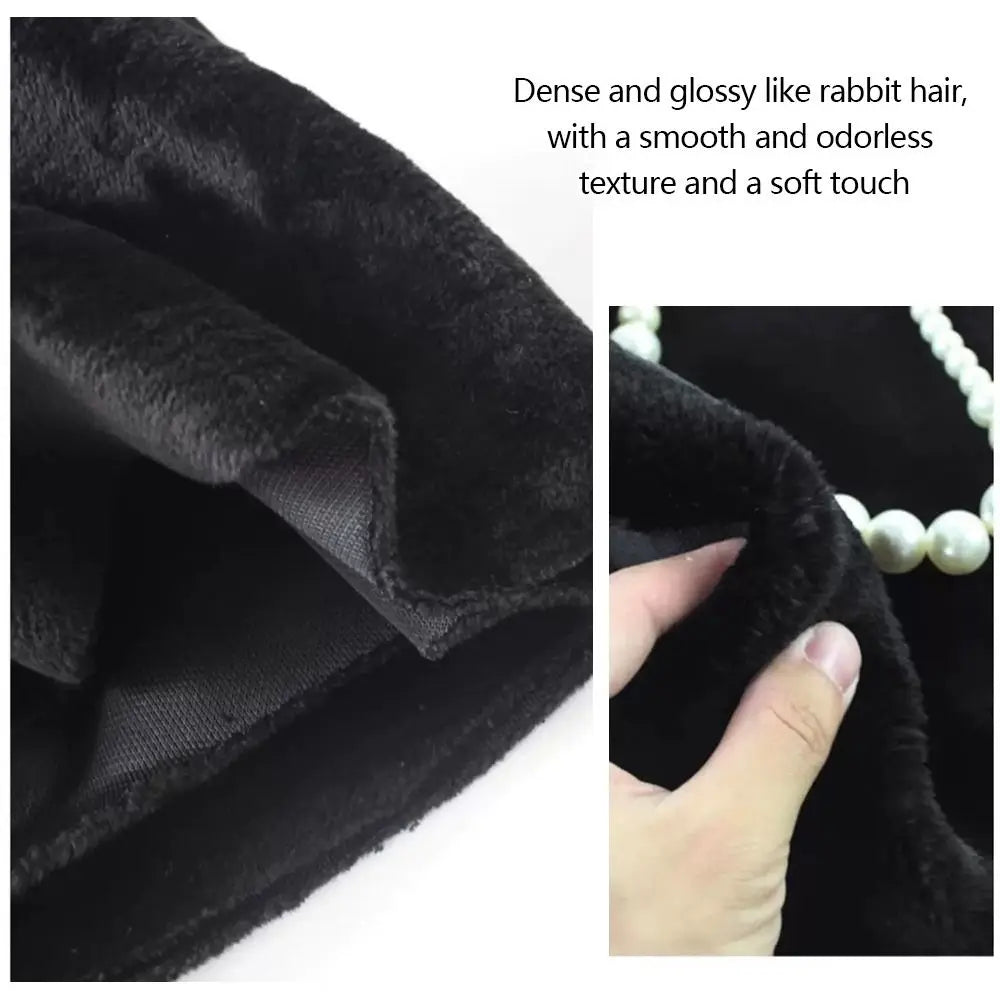 50x50cm Faux Rabbit Fur Fabric – Soft Plush DIY Craft Material Faux Fur Fabric Nixie