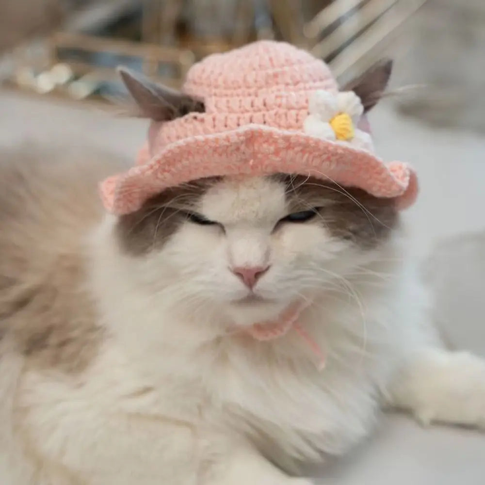Cute Flower Pet Hat – Cosplay Headgear for Cats & Dogs Pet Costume Hat Nixie