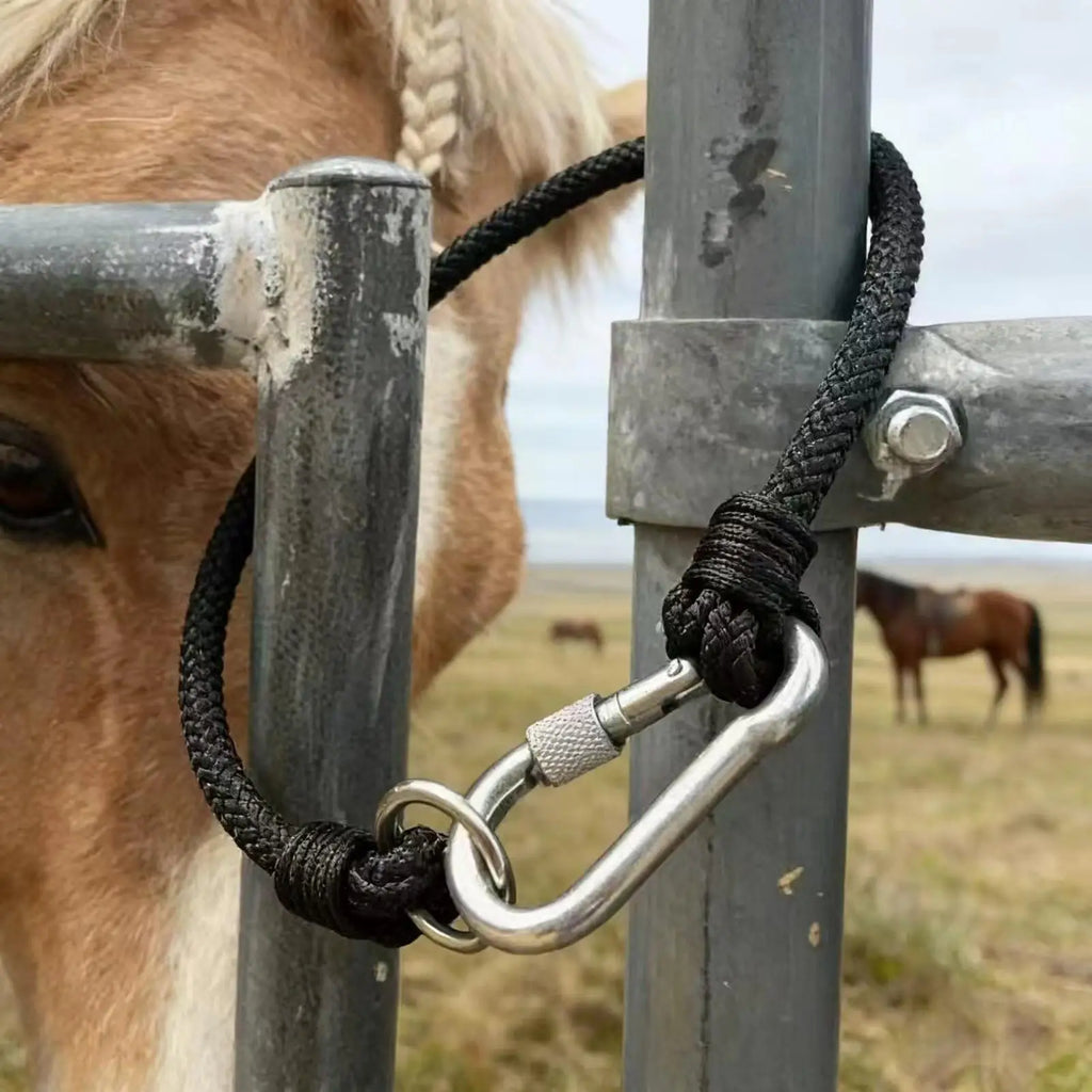 Heavy-Duty Horse Gate Latch – Weatherproof Rope Lock Horse Gate Latch Nixie