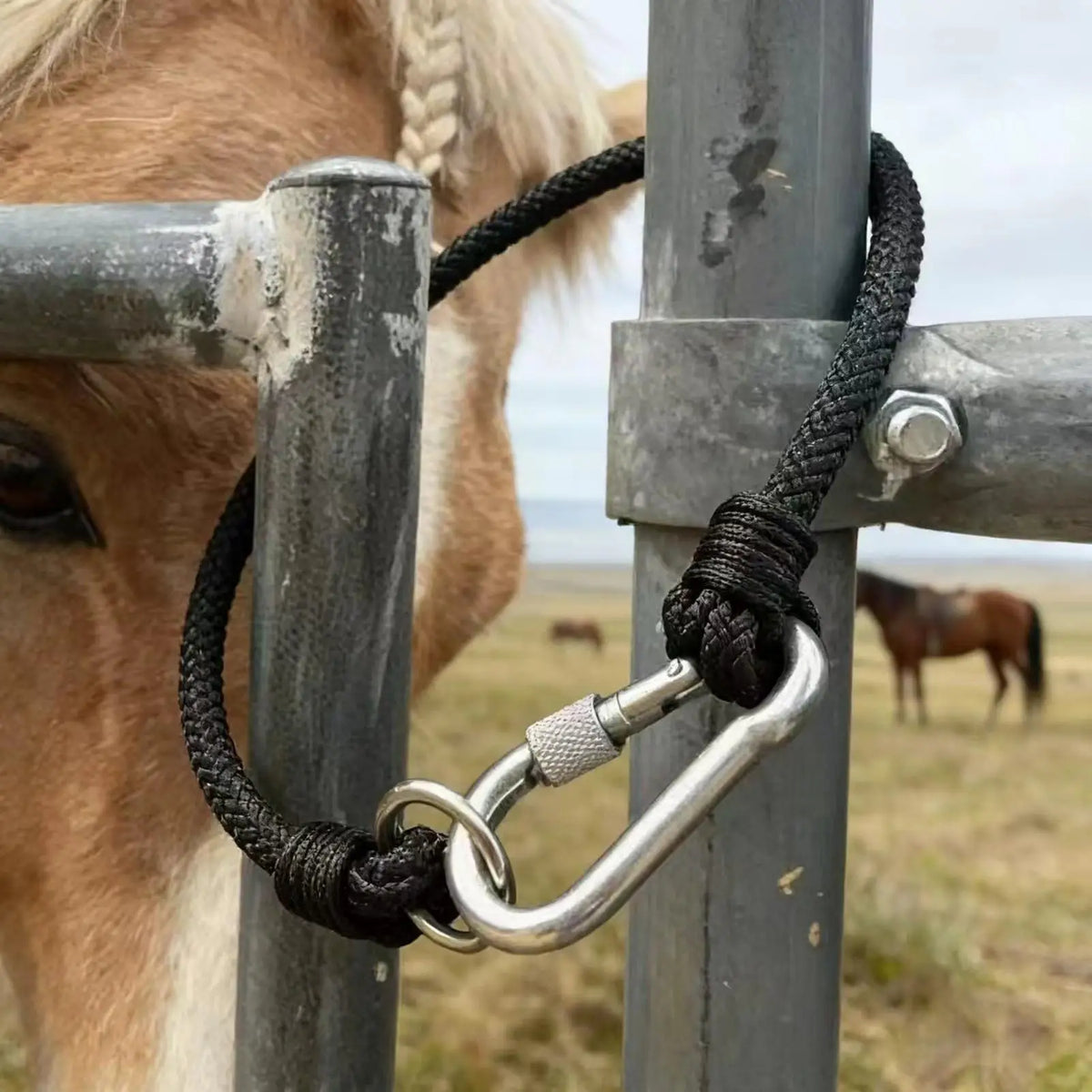 Heavy-Duty Horse Gate Latch – Weatherproof Rope Lock Horse Gate Latch Nixie