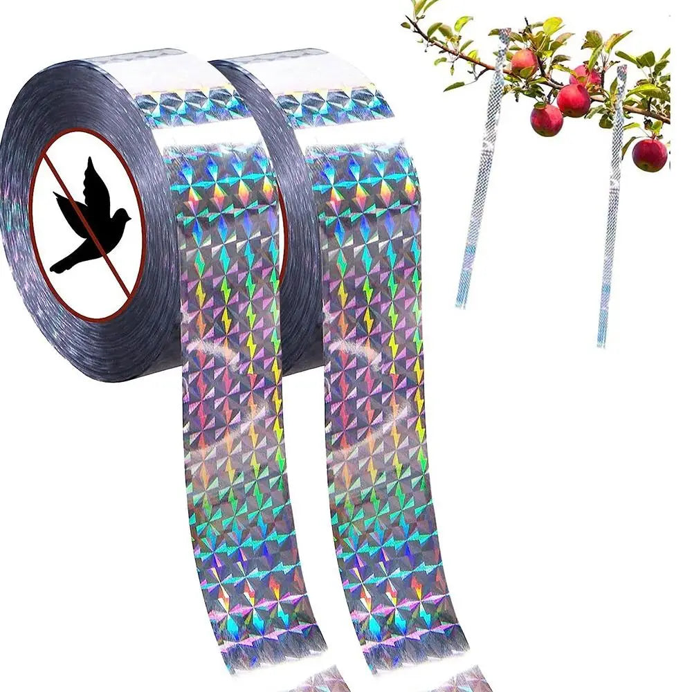 Reflective Bird Scare Tape – Outdoor Bird Repellent Deterrent Bird Deterrent Tape Nixie
