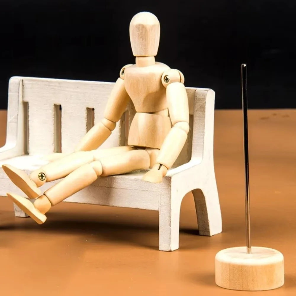 Poseable Wooden Artist Mannequin – Multiple Sizes Drawing Figure Artist Drawing Mannequin Nixie