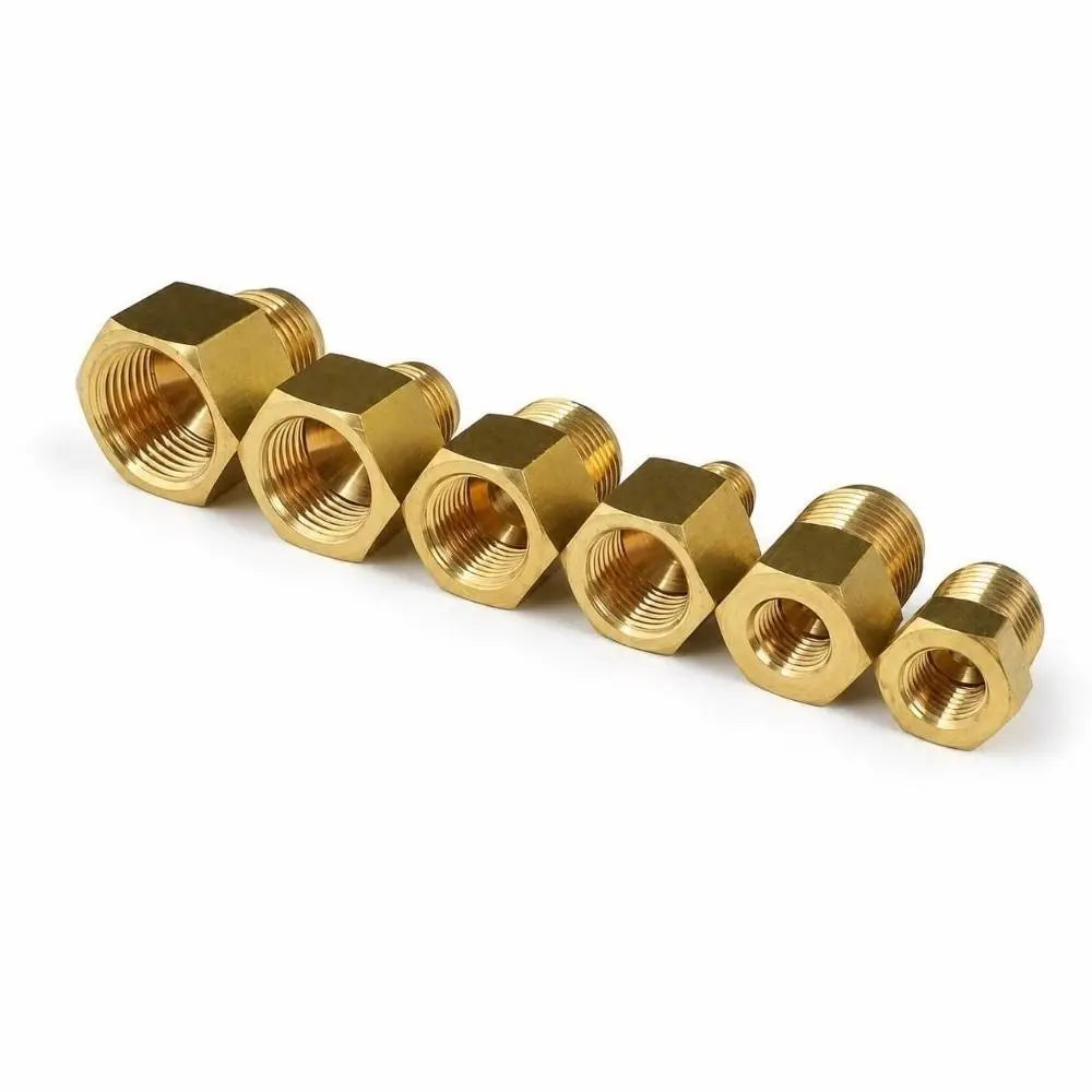 45-Degree SAE Brass Flare Fitting Female to Male 1/4–3/4 Inch Brass Pipe Fitting Nixie