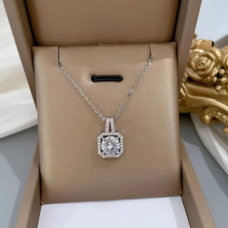 Gold Plated Copper Pendant Necklace | Stainless Steel Chain Pendant Necklace Nixie XL1431