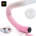 Soft Anti-Slip Bike Handlebar Tape – Road & Gravel Cycling Bicycle Handlebar Tape Nixie PINK-BIANQI