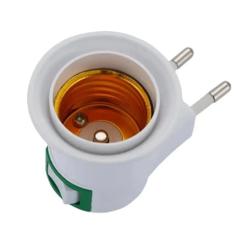 E27 Bulb Socket Adapter EU Plug Lamp Holder with On/Off Switch Lamp Socket Adapter Nixie