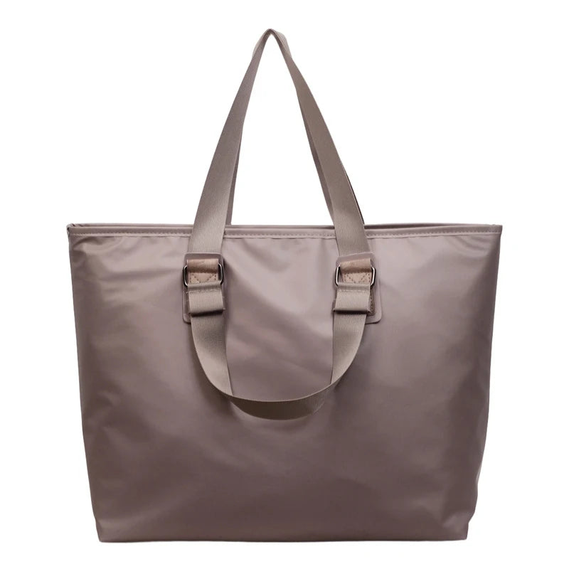 Nixie Minimalist Women's Waterproof Nylon Tote Bag | Large