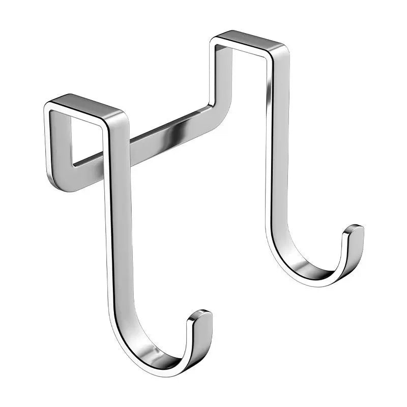 304 Stainless Steel Double S-Hook – No-Drill Multi-Purpose Hanger Storage Hook Nixie 1PC