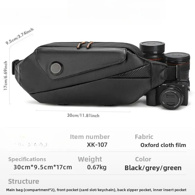 Nixie Camera Shoulder Bag – Tripod Mount & Multi-Function Storage