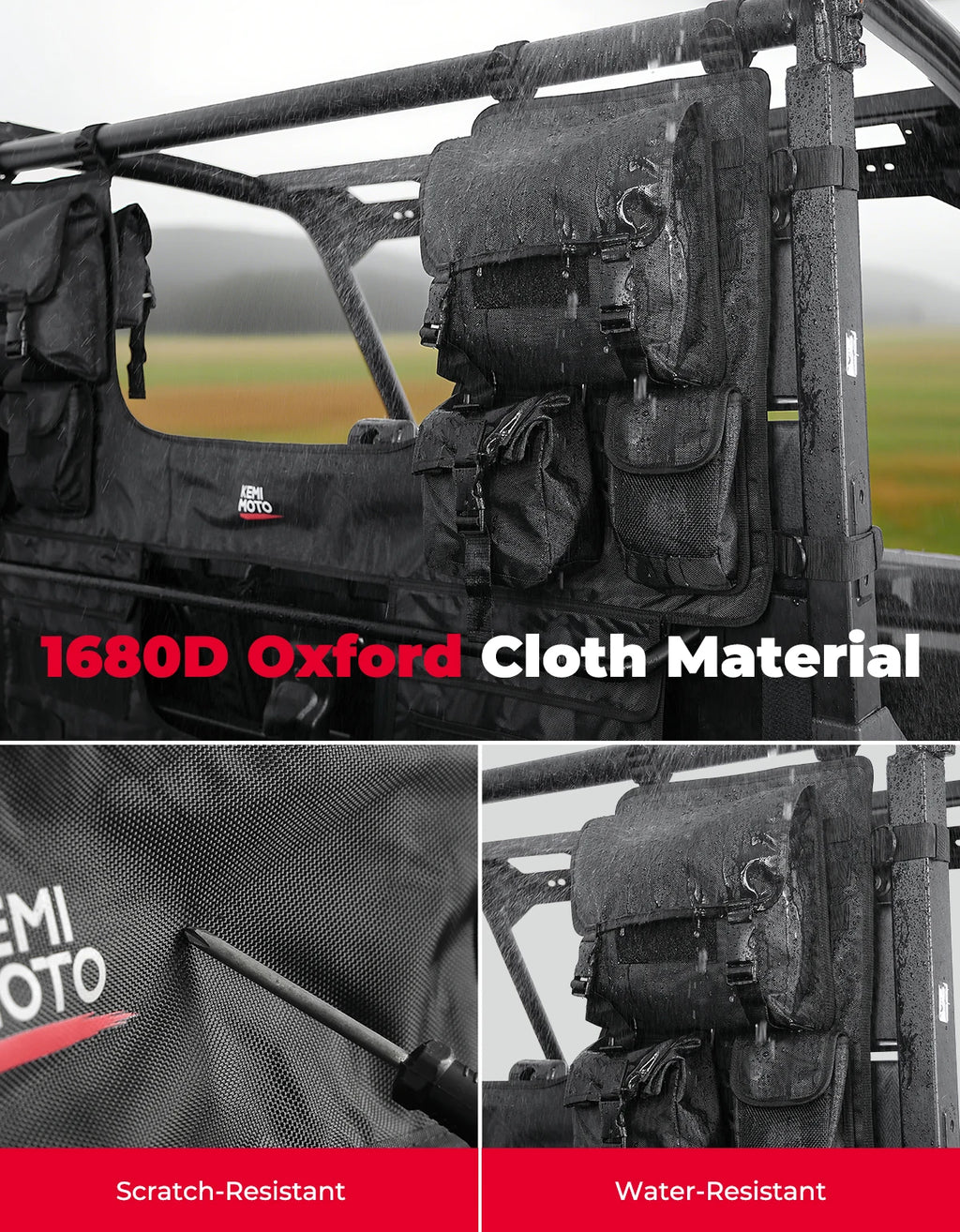 UTV Seat Back Storage Organizer – Polaris Ranger & Can-Am UTV Storage Organizer Nixie
