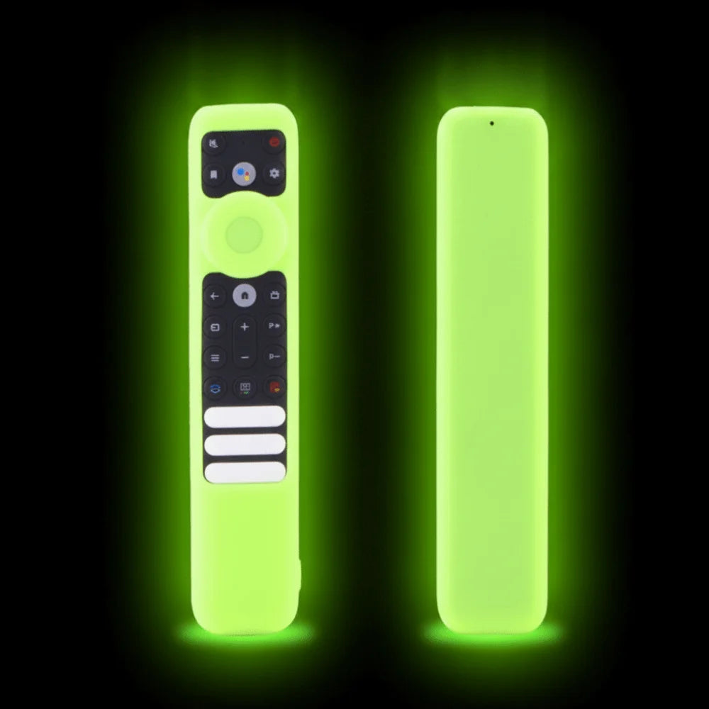 Luminous Silicone Remote Cover for TCL RC902V – Anti-Slip Remote Control Case Nixie Luminous Green
