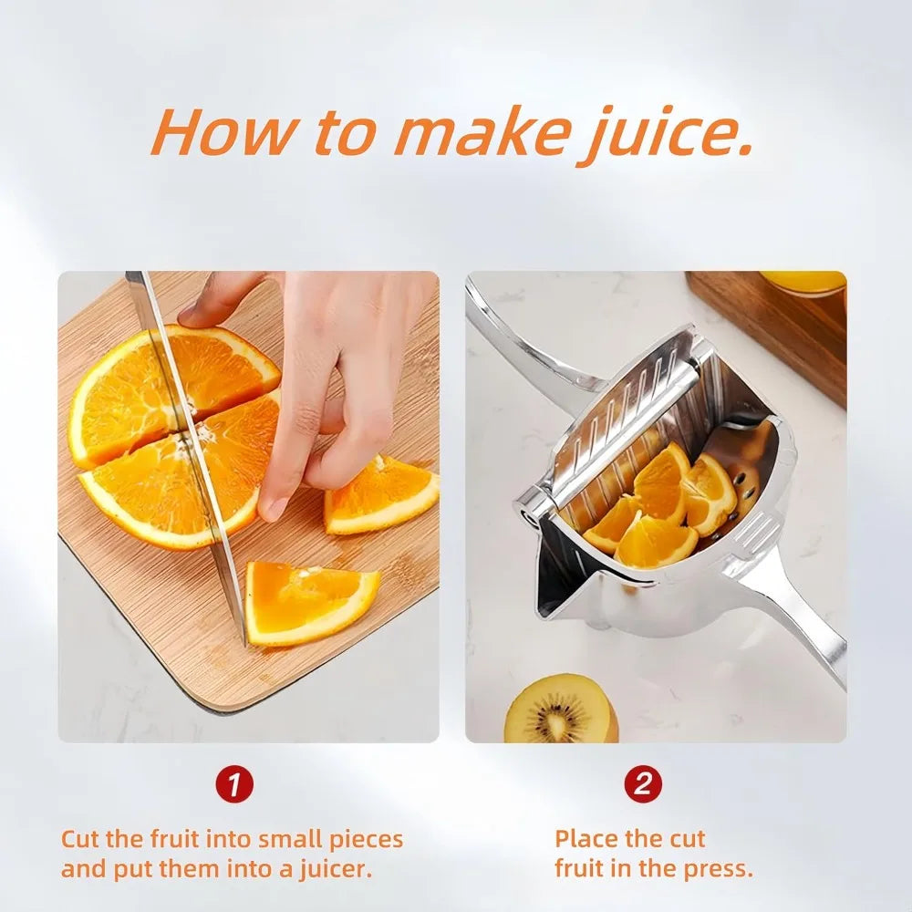 FEB.WIND Manual Citrus Juicer – Heavy-Duty Aluminum Squeezer Manual Citrus Juicer Nixie