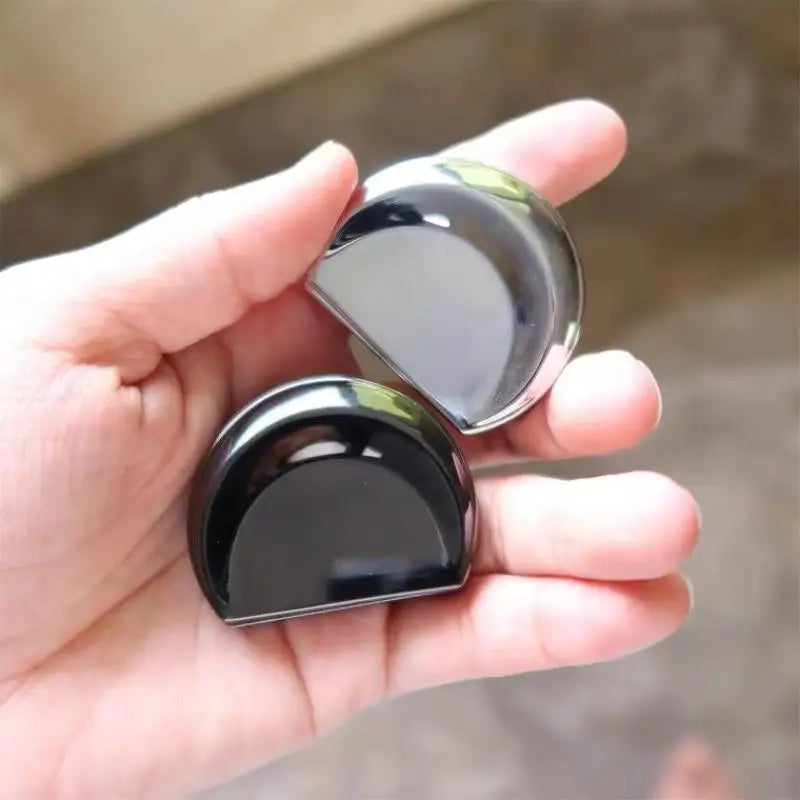 Moon Shaped Zinc Alloy Slide Lid Balm Container – Travel Tin