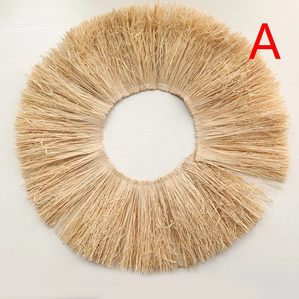 DIY Raffia Grass Fringe Garland – Boho Wedding Wall Décor 1m Party & Wedding Garland Nixie A Width-8cm