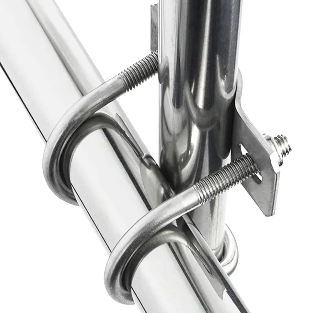 Double U-Bolt Cross Clamp Scaffolding Steel Pipe Connector Pipe Clamp Connector Nixie