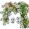 2M Christmas Snowflake Tinsel Garland – Metallic Xmas Decor Christmas Tinsel Garland Nixie green