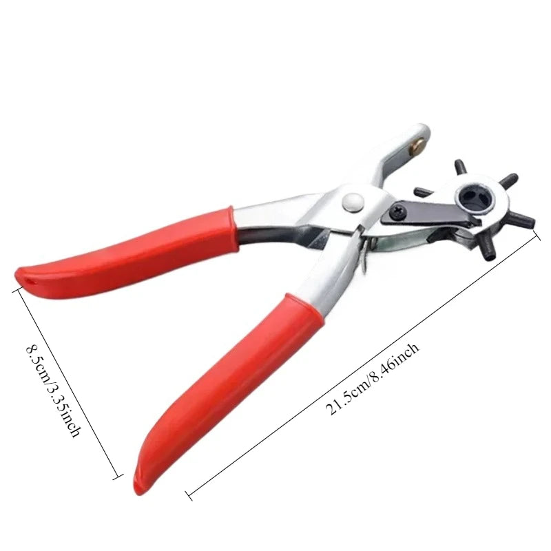 Leather Hole Punch – Carbon Steel Belt & Craft Punching Tool Leather Hole Punch Nixie