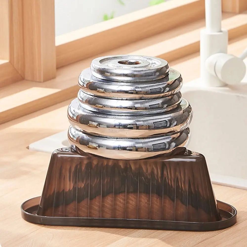 Kitchen Triangle Drain Basket – Retractable Sink Corner Rack Sink Drain Basket Nixie