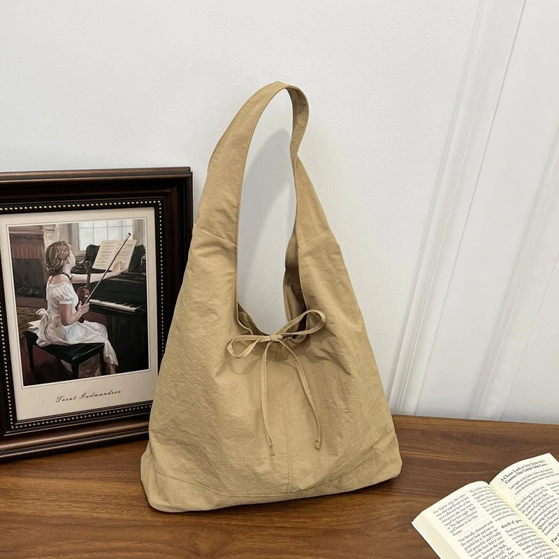 Korean Bowknot Tote Bag – Large Capacity Crossbody Shoulder Bag Women's Tote Bag Nixie