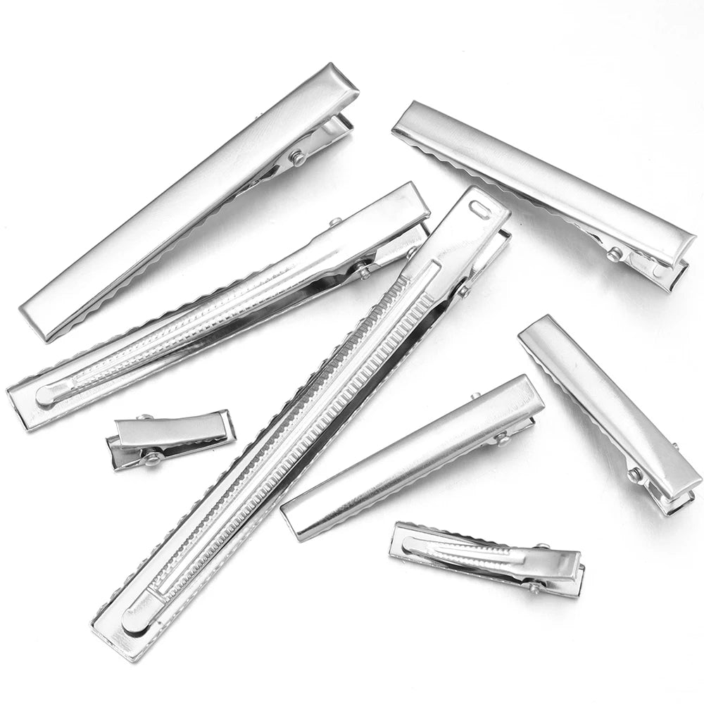 Metal Duckbill Alligator Hair Clips Flat Hairpins 20-50pcs Hair Alligator Clips Nixie