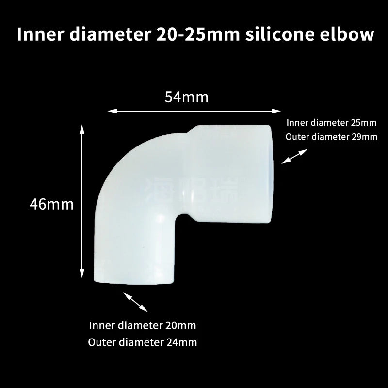 Silicone Elbow Pipe Connector for Garden & Aquarium Tubing Pipe Elbow Connector Nixie A9